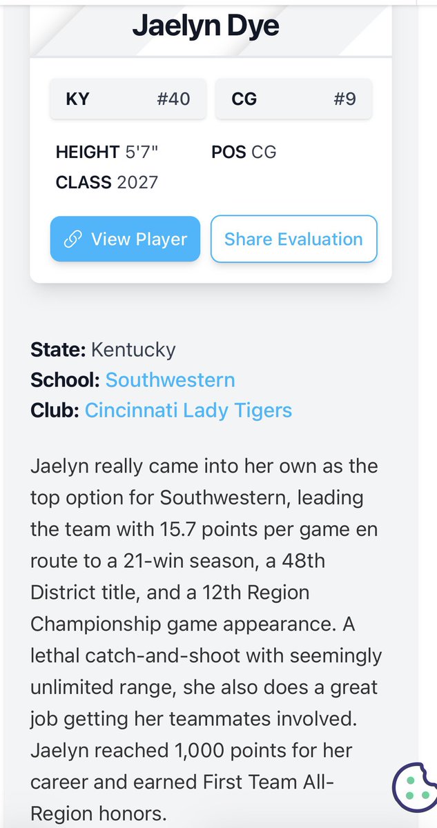 McbrideShamahn's tweet photo. 2 Big time players in our program, @jaelyndye27 @Sadie_johnson30 both hold offers just for the record Jaelyn is a True PG that can score 😂 thanks for the write up! @PGHAkeem @alyxwhite_ @JrAllStarKY @JrAllStarBB @PGHdavidKY @PGHKentucky https://t.co/2Wfb2UUyJf