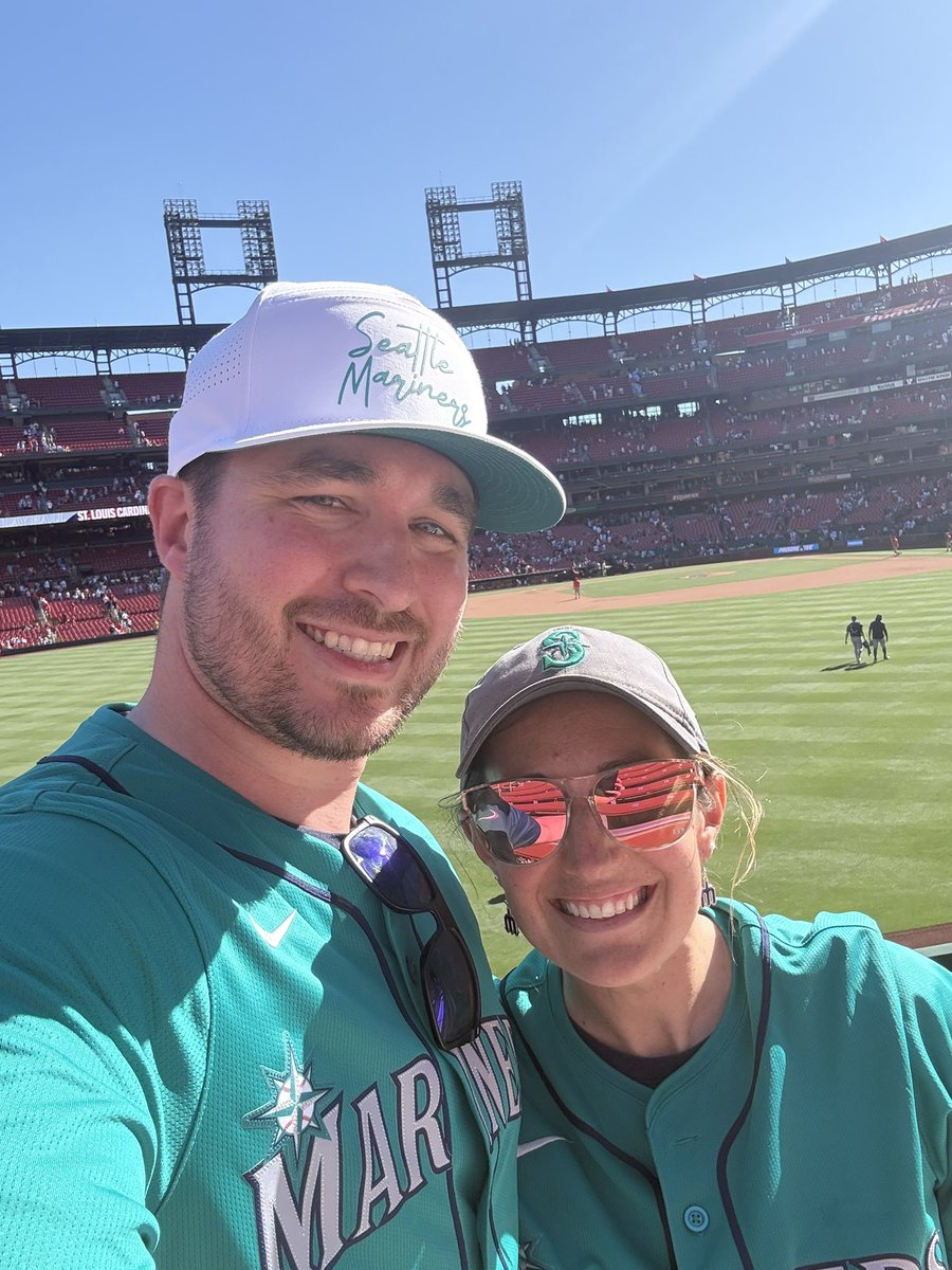 Mo3Matson's tweet photo. 7️⃣. The number of games the @Mariners have won with us in the stands. 0️⃣. The number of times they have lost. See you in KC. #tridentsup @J_Matson14 https://t.co/YhOThfy8B8