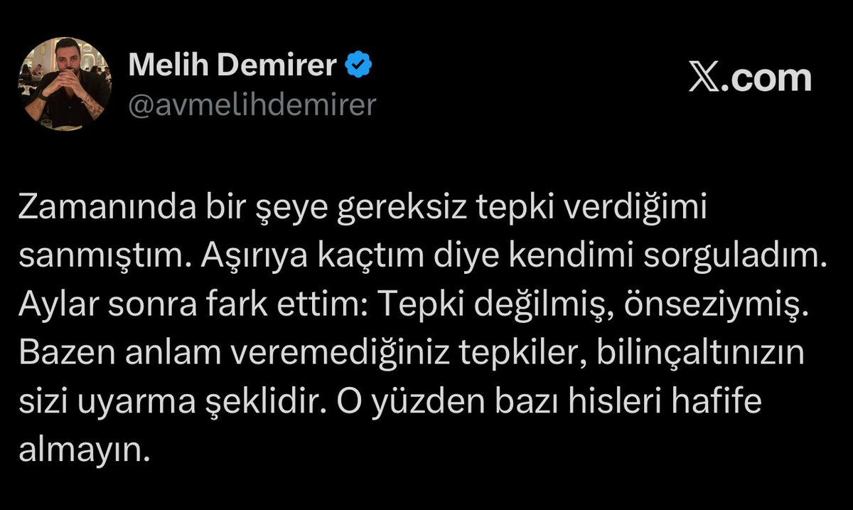 Melih Demirer tweet media