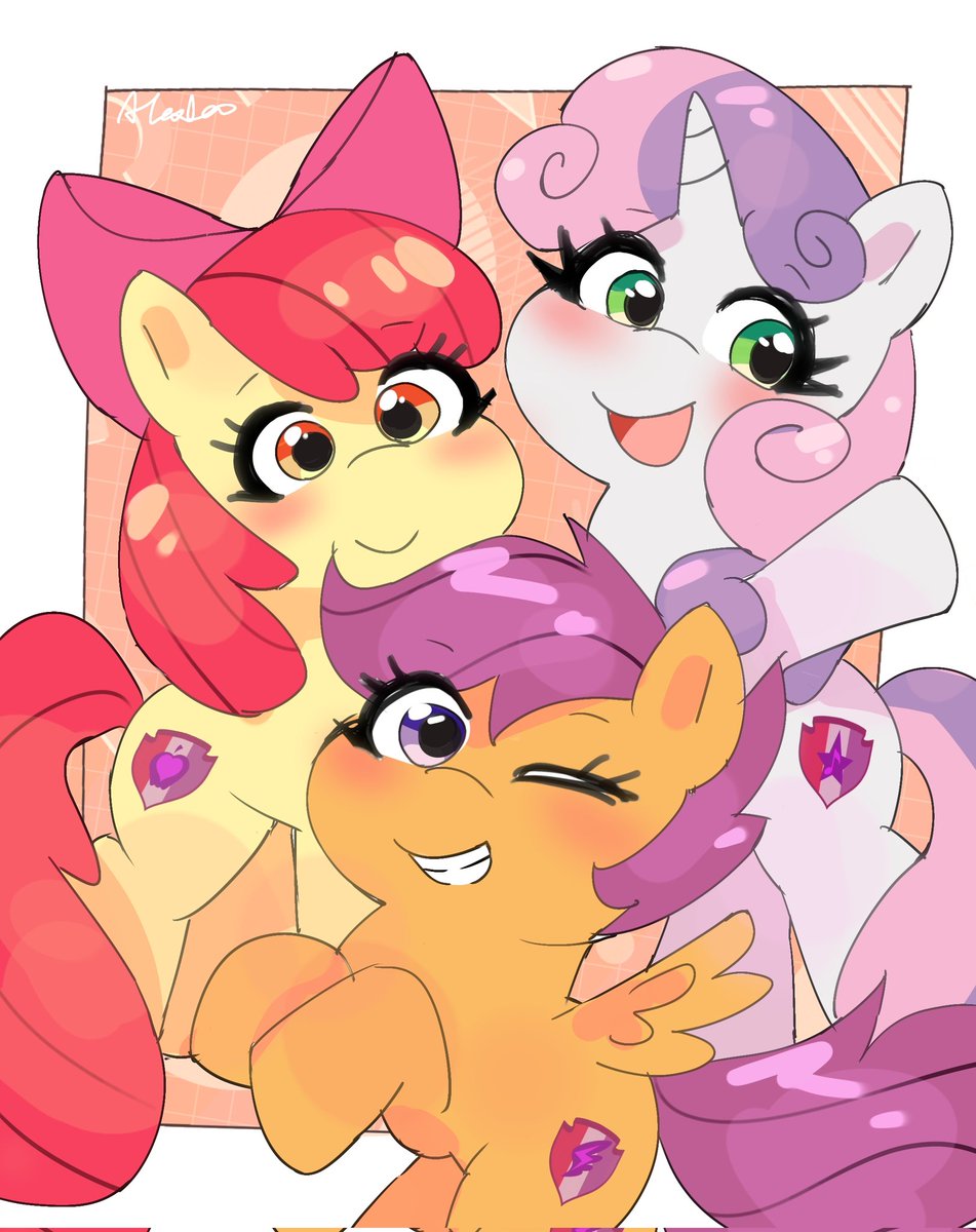 Leo19969525's tweet photo. Cutie Mark Crusaders forever ! #mylittlepony https://t.co/IGoQEeDXdp
