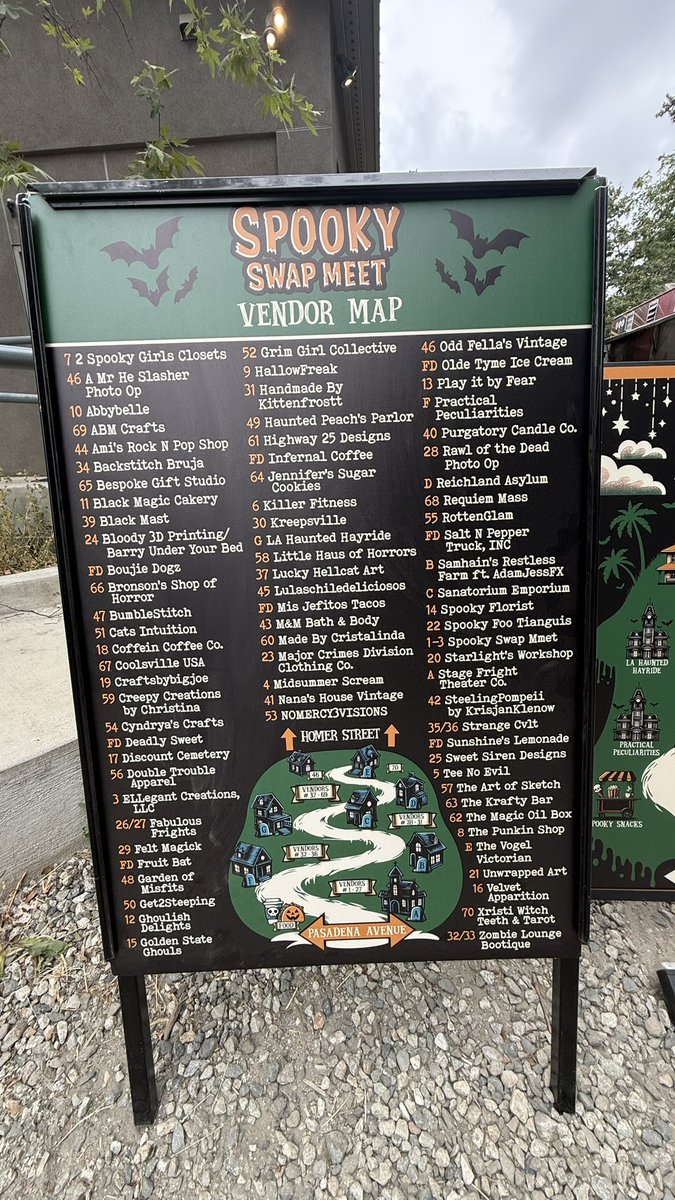 ParksAndCons's tweet image. We’ve hopped over to Heritage Square Museum LA, where it’s #SpookySwapMeet weekend! This sold out show brings together talented haunted &amp;amp; unique vendors for a massive halfway to Halloween celebration! #Halloween