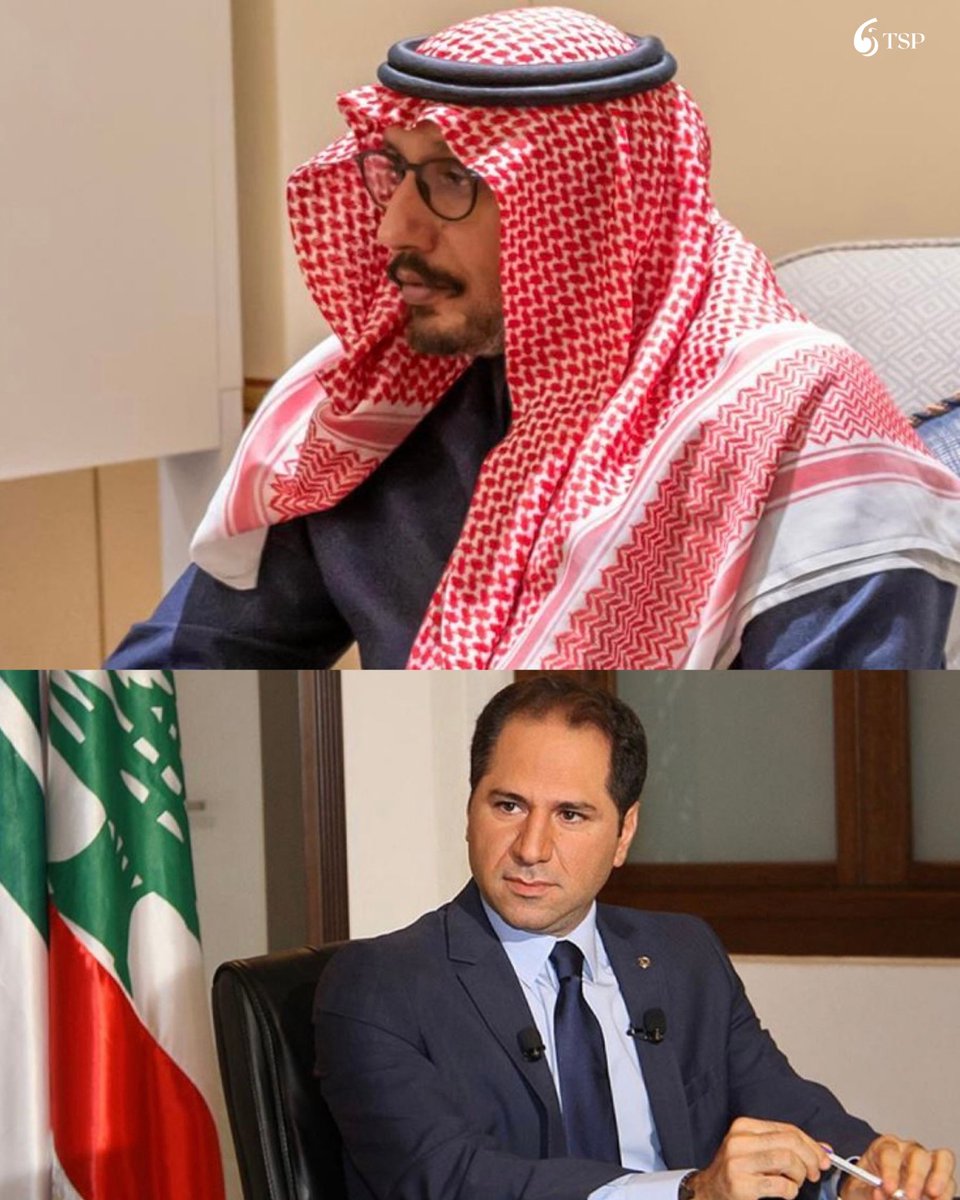 لقاء مستشار وزير الخارجية السعودي وسامي الجميل: دعوة للحوار الوطني