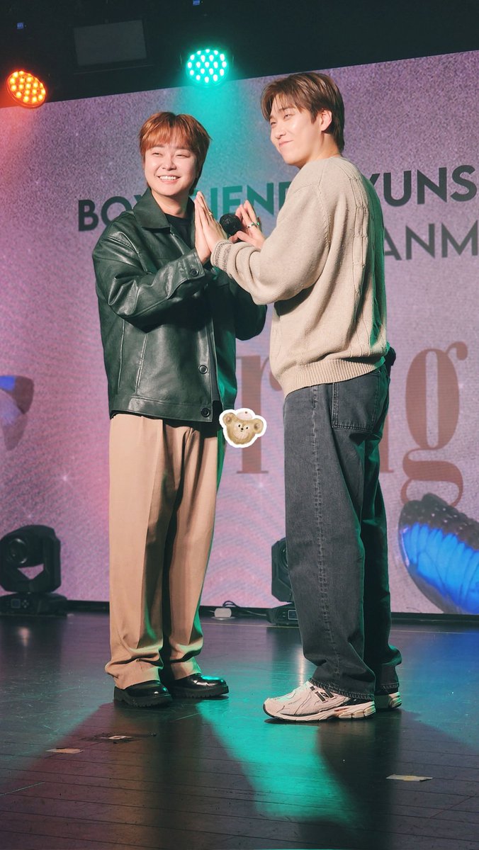 Kuma___01020526's tweet photo. ⟡.·*.┈ ʙᴏʏꜰʀɪᴇɴᴅ ʜʏᴜɴꜱᴇᴏɴɢ &amp; ᴊᴇᴏɴɢᴍɪɴ ᴊᴀᴘᴀɴ ꜰᴀɴᴍᴇᴇᴛɪɴɢ  ²⁰²⁶ ꜱᴘʀɪɴɢ ʟᴇᴛᴛᴇʀ ⁰⁴²⁵ ₍ 🐹 🐶 ₎ ┈ ✮*｡ﾟ

포토타임 ♪*

#보이프렌드 #BOYFRIEND #ボーイフレンド  
#현성 #ヒョンソン #HYUNSEONG @HS_930609 #정민 #ジョンミン #JEONGMIN @BOYF_JM

_ 🐻 https://t.co/05YKslwE3m
