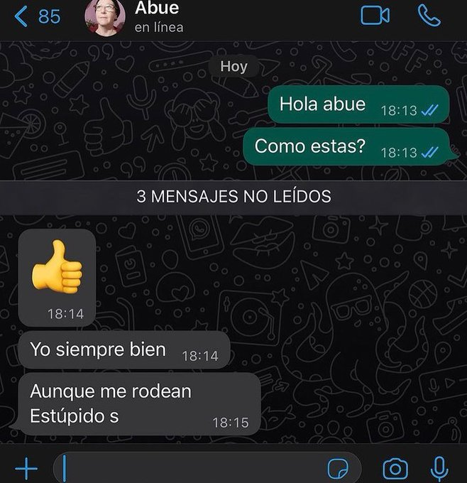 te entiendo abuela, me pasa lo mismo
