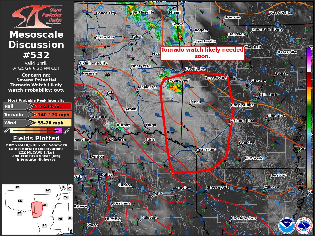 NWS Storm Prediction Center tweet media