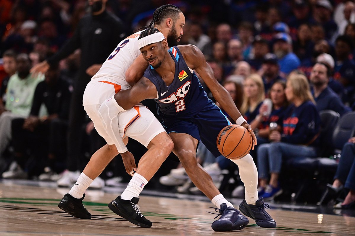 ComplexSneakers's tweet photo. SGA drops a playoff career high of 42pts in the Converse Shai 001 Premium "Ink" 🖋️

📸: @GettyImages https://t.co/xMriUROCZC