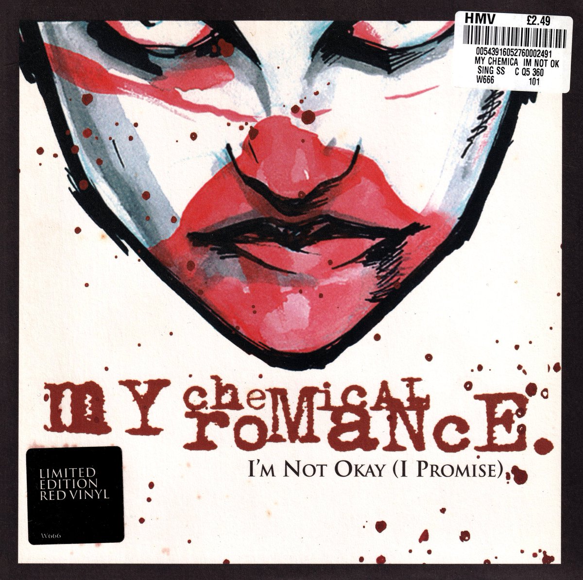 My Chemical Romance/レコード7インチ2005年限定レッド盤 I'm Not Okay (I Promise)” by My Chemical Romance limited 7” red