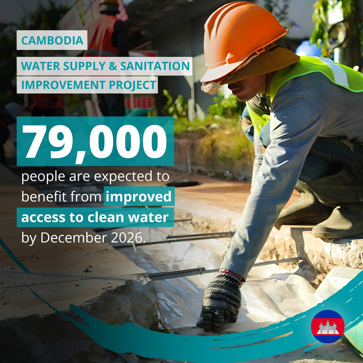 WorldBankWater's tweet image. In #EastAsiaPacific, millions still lack access to clean #water &amp;amp; #sanitation.

The @WorldBankGroup is partnering with Cambodia, Lao PDR &amp;amp; Papua New Guinea to close that gap—which can also improve public health, reduce stunting &amp;amp; boost school attendance.

wrld.bg/WNQv50XHejG