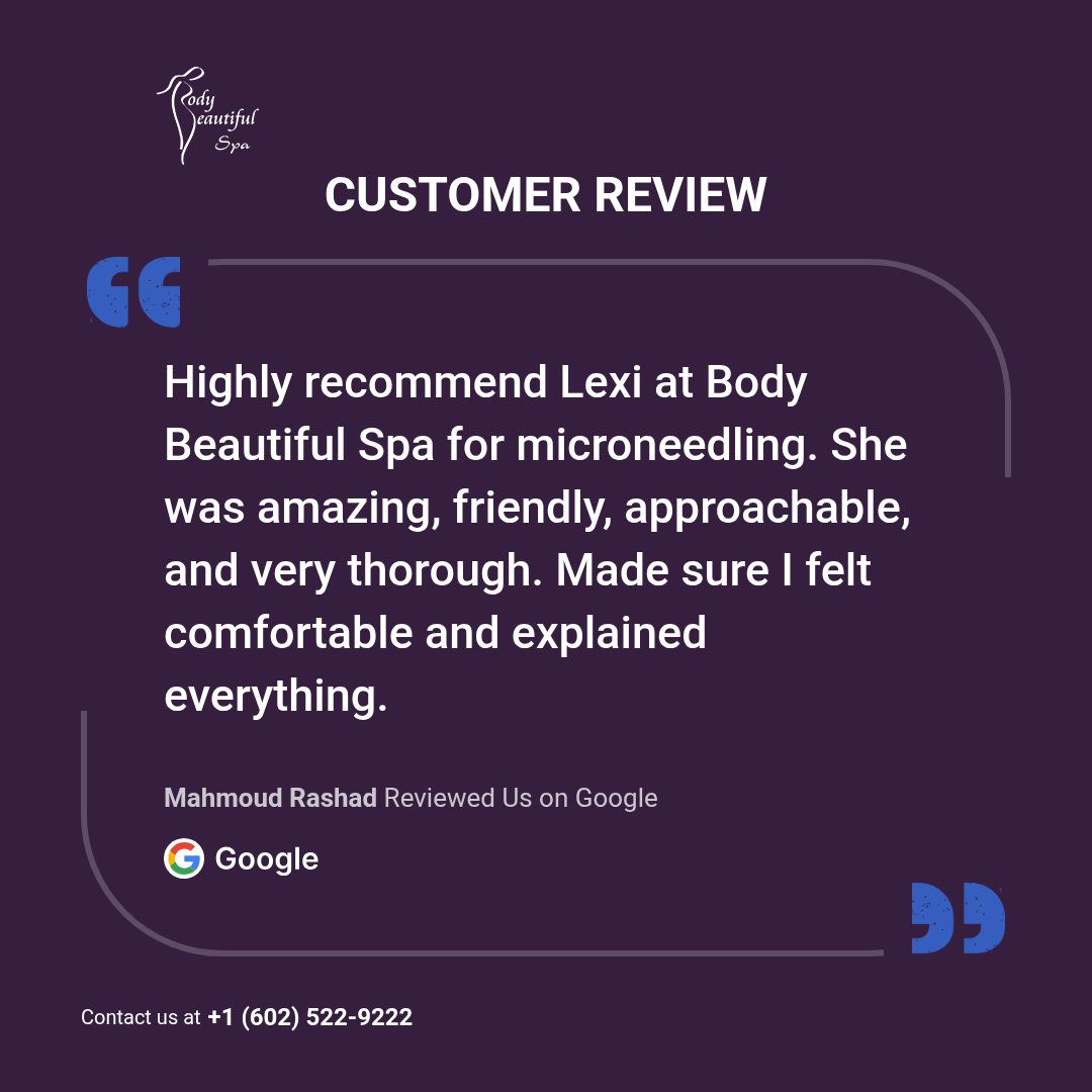 BodyBSpa's tweet photo. Our customers say it best! Check out this amazing review and share your own experience with us in the comments! #Medicalanddayspa #Spanearme #Biltmoremedspa #Scottsdalemedspa #Awardwinningmedspa #Phoenixmedspa #botoxandfillers #toxinsandfillers #AllerganandGalderma https://t.co/r9ofNjLbZT
