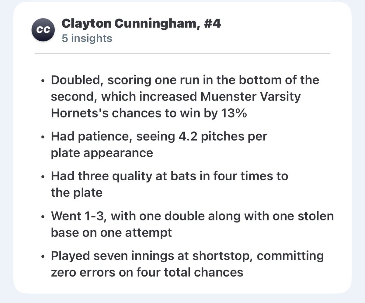 ClaytonC3684's tweet image. Warm-up playoff game vs #17 Hawley ✅

Team win 9-4 💪
1-3 | 2B | RBI

Building momentum at the right time. #Playoffs #Grind #AGTG