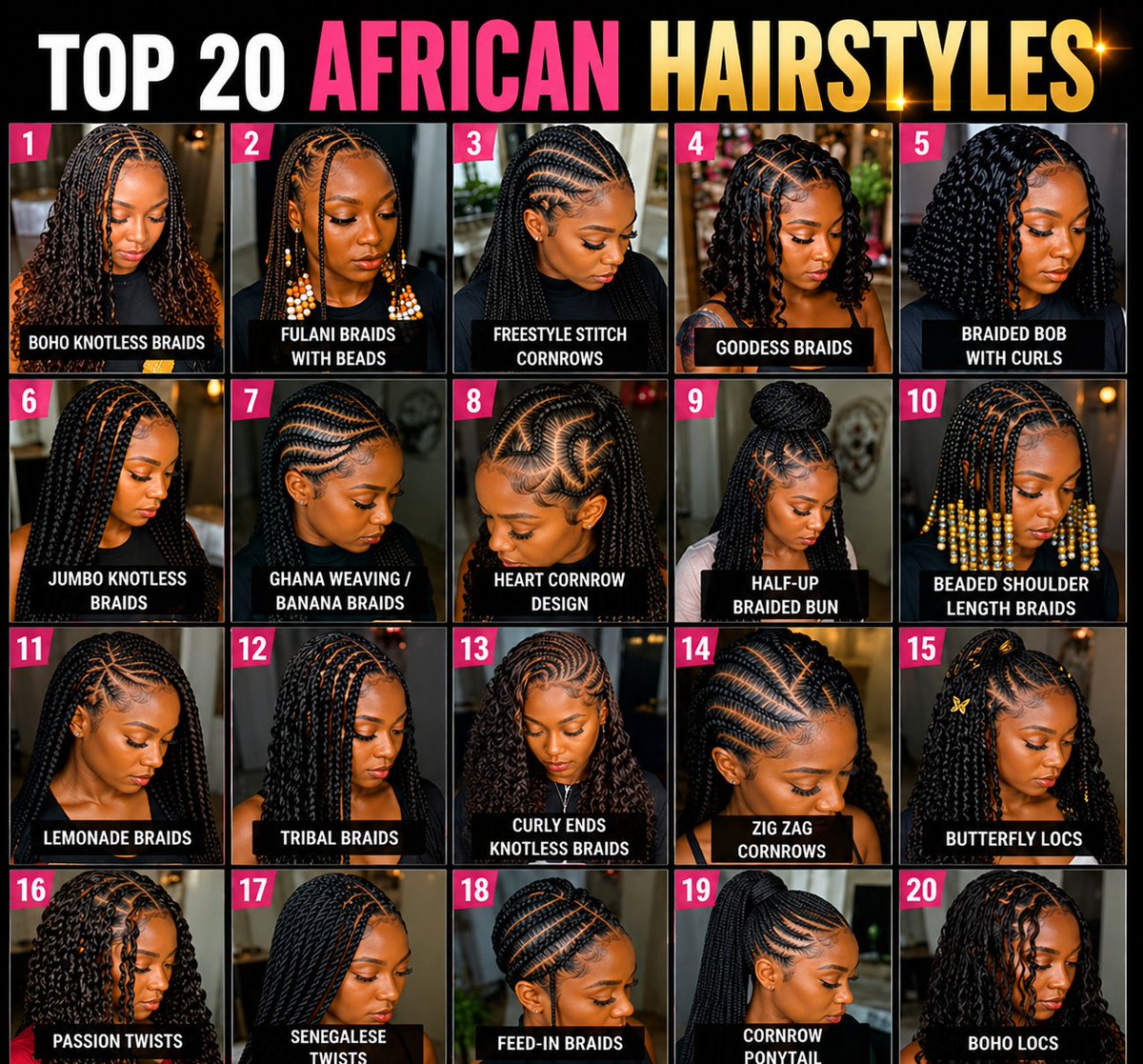 FunmanKenya's tweet image. #Salonist #Afro #Hairstyle #Braids #Plaiting