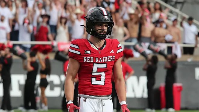 DiBonaNFL's tweet image. 🗣️ THE EXCITING WHITES ARE BACK!

Eagles select Texas Tech S Cole Wisniewski with the 244th overall pick.

At 6’3”, 219 lbs., Wisniewski has great size for a safety and plays well downhill.

He has a long injury history with an Achilles injury in 2022 and foot surgery in 2024.