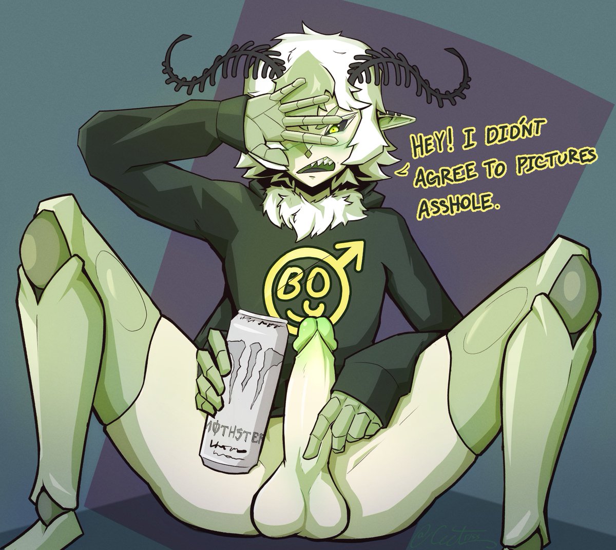 Ceetriss's tweet photo. Guy thinks he can do whatever he wants💢. #Lewdiper

Dont often draw nsfw but you get the itch every once in a while and its good practice. https://t.co/1MMdbNtj90