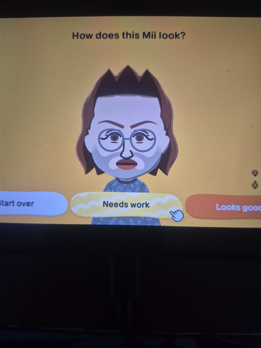 BON3DADEE's tweet photo. Hey @bbnomula 
The assistant mii maker didnt get the vision https://t.co/zQCZK9yWWF