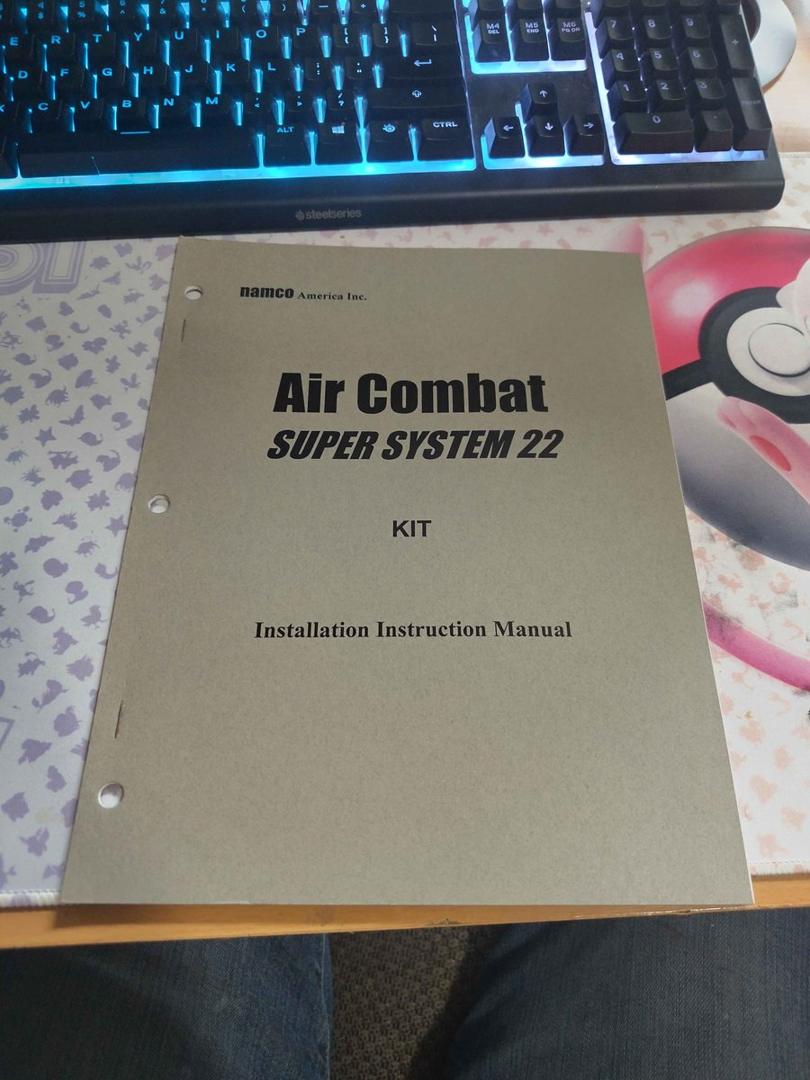 k0__rz's tweet photo. I've been continually forgetting to post here, but this should be day 23 from where I left off. But I just got these in the mail today. These are some manuals for the original arcade cabinets. https://t.co/PrQI9kzxhg