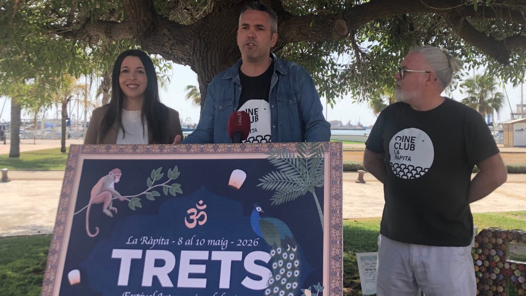 trets_filmfest's tweet photo. 𝗧𝗥𝗘𝗧𝗦 Film Festival 2026, unlocked! 💥 Aquí comença tot. Llestos per a gaudir-lo del 8 al 10 de maig!

🎥 En roda de premsa hem presentat el cartell i la programació de la 5a edició del certamen, a l’oppening pre𝗧𝗥𝗘𝗧𝗦.

#TretsFilmFest #Trets2026 #LaRàpita #TerresdelEbre https://t.co/G2oVmtA6Eb