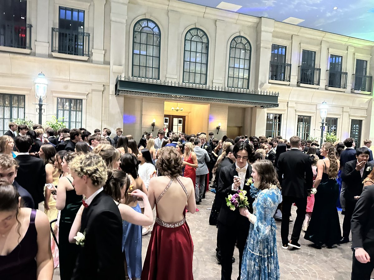 chad_watters's tweet photo. It’s wet and cold outside but jumping inside at CB East’s Jr Prom!  Love this venue!! https://t.co/O0JXCi1wBn