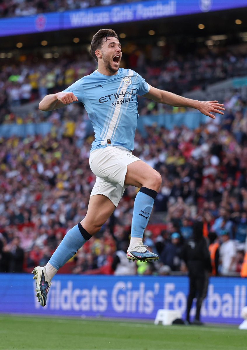 hayqim's tweet photo. ⏱️ FT | #EmiratesFACup

Manchester City 2-1 Southampton

⚽ Jérémy Doku 82’
⚽ Nicolás González 87’

⚽ Finn Azaz 79’

Late comeback sends City to the FINAL 🔥 https://t.co/IJ3Uru6L8M