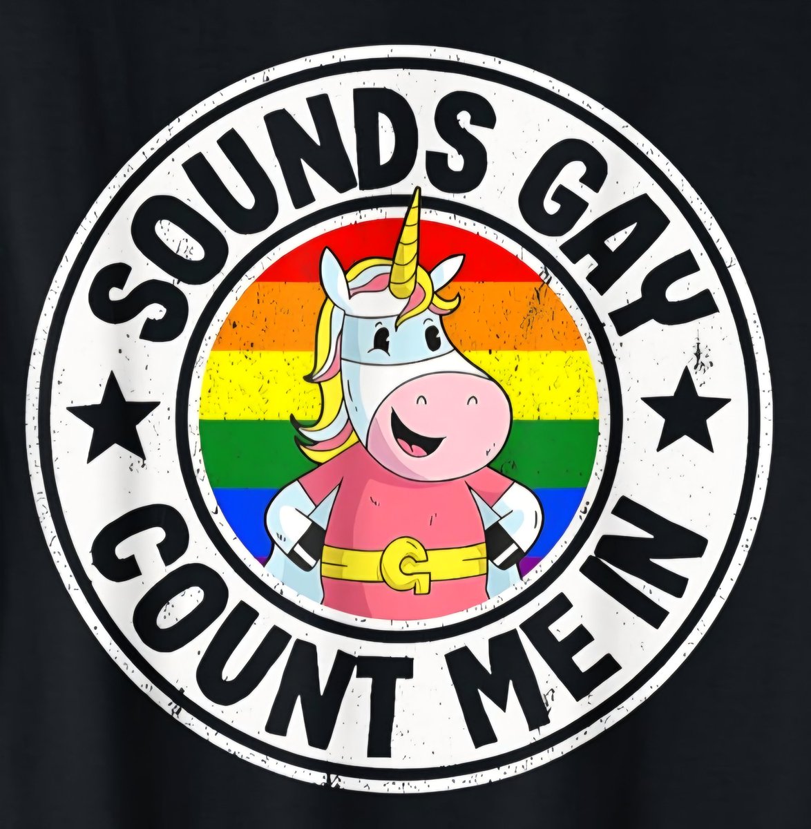 Spotted on a guy's hat while at dinner 🏳️‍🌈 (I couldn't get a good, clear picture of the guy's hat, so I found the image online.)