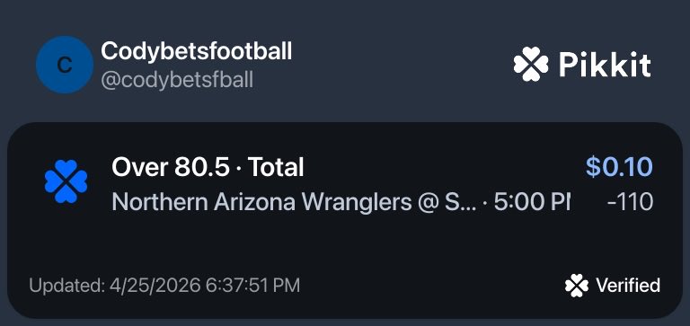 CodyBetsFootball (Cody Holloway) tweet media