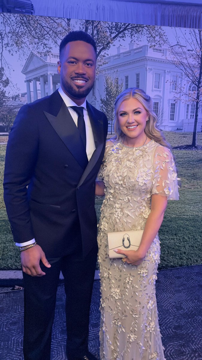 Shining bright tonight! ✨ So wonderful to have the incredible <a href="/MrsErikaKirk/">Erika Kirk</a> and <a href="/LawrenceBJones3/">Lawrence Jones III</a> this evening ❤️🤩

Fox News VIP cocktail party WHCD