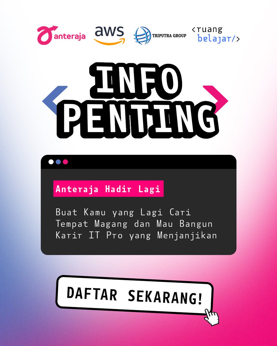 IG : @MagangUpdate_ID tweet media