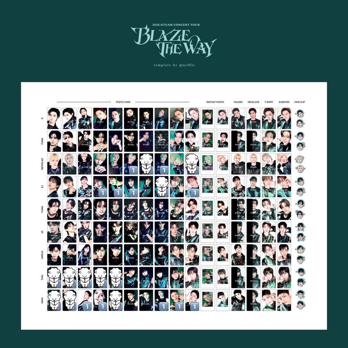 RIKIRIKI_na2k1's tweet photo. &amp;TEAM BRAZE THE WAY フォトカ

譲▶︎▷ 写真①②

求▶︎▷ 写真③ EJ / NICHOLAS / TAKI / MAKI

郵送希望です📮𓈒𓂂𓏸
ツアーでの手渡しは要相談でお願いします🙏🏻 https://t.co/AbJUYYVkrx