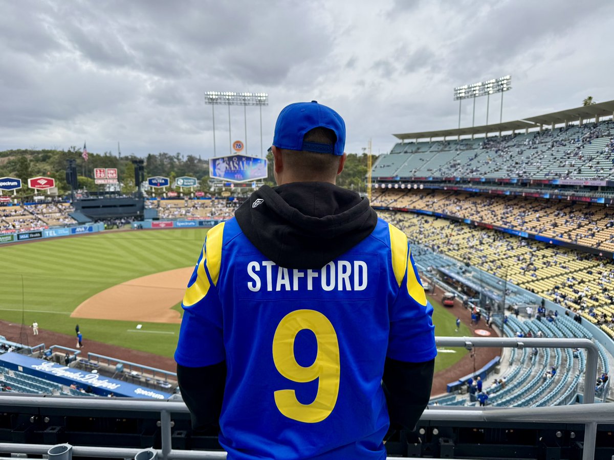 AllenSales's tweet photo. Sofi Stadium to Dodger Stadium. Lets Go Dodgers!! Lets Go Rams!! LA ALL DAY!!! #Dodgers #RamsHouse https://t.co/tOCf4CqqTH