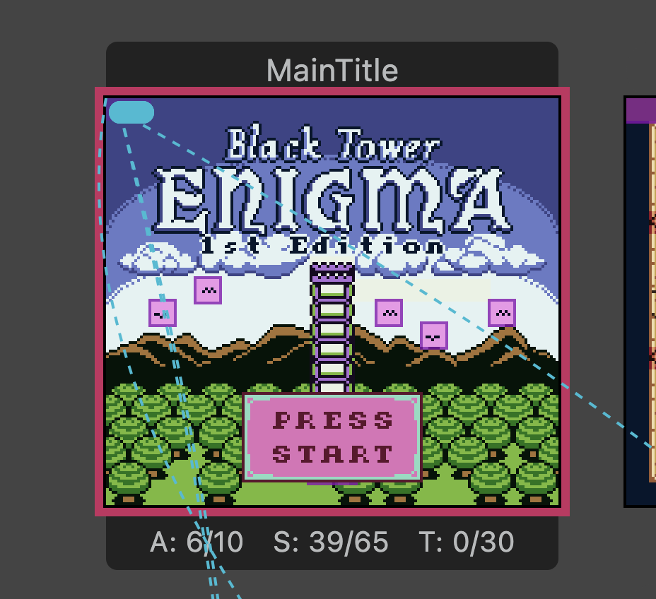 OgrePixel's tweet photo. Working on the last and definitve build of the final ROM for Black Tower Enigma physical Edition for the Kickstarter backers! 🔥 https://t.co/LV4fHAnMNv