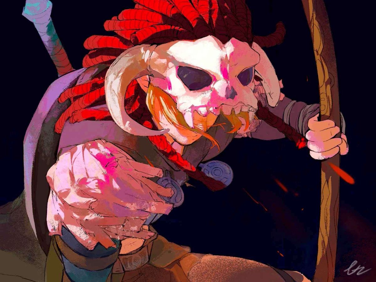 33irenee's tweet photo. this was inspired by the lynel mask from botw 🎐 https://t.co/PDq1g5ko1N