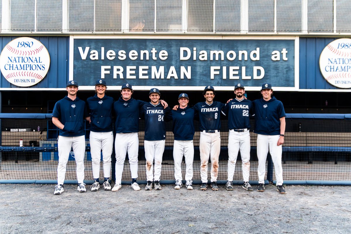 Ithaca_Baseball's tweet photo. Celebrated our seniors today! Thank you all for your hard work and dedication to our program.⚾️

#GoBombers https://t.co/vVBaiBssJy