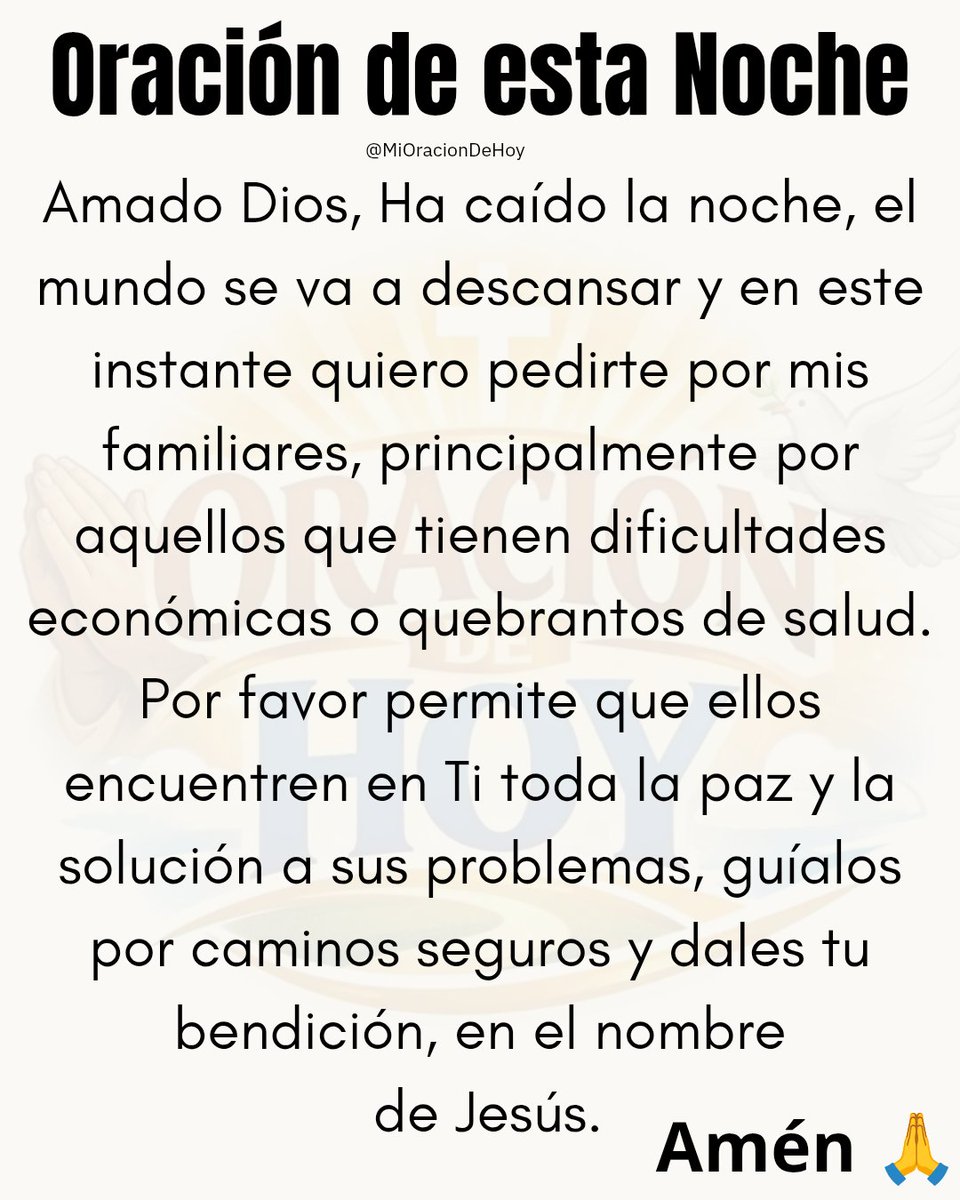 Oración del Día 🙏 tweet media