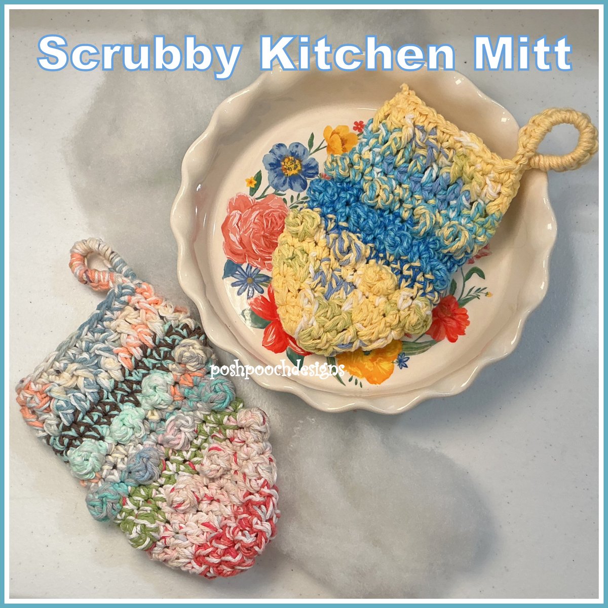 SaraSachCrochet's tweet photo. Learn To crochet The Kitchen Scrubby Mitt Crochet Pattern And Video - #sarasachcrochet #scrubby #crochetvideo #crochetpattern - https://t.co/915uWMD5Iu https://t.co/4Y1qoByCGx