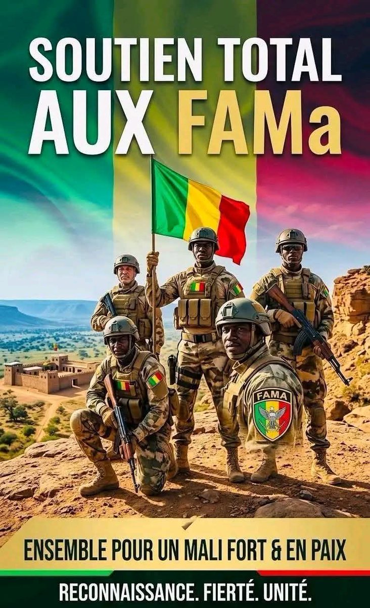 DelphineSankara's tweet image. 🔴Mali🇲🇱/Un élan de solidarité Africaine incroyable ! 

Depuis ce matin, une vague de solidarité exceptionnelle traverse tout l'Afrique à la suite des attaques terroristes.

De #Dakar à #Nairobi, de #Bamako à #Johannesburg, les voix s’élèvent d’un même cœur pour soutenir
1/2