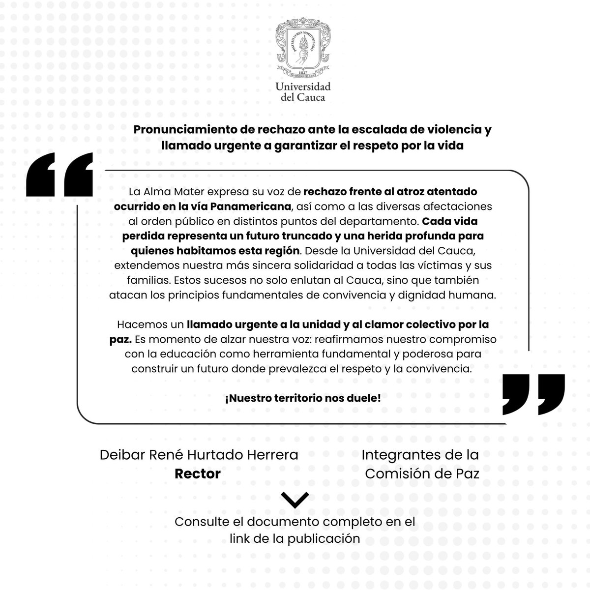 Universidad del Cauca tweet media