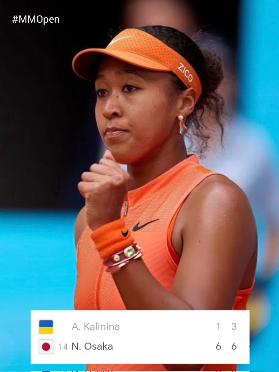 LCIbarra_'s tweet image. 💪 Naomi Osaka avanza a la cuarta ronda en Madrid con una contundente victoria 6-1, 6-3 en sets corridos sobre Anhelina Kalinina. #Madrid 🇪🇦

🔹 Próxima rival: Aryna Sabalenka 👀 #MMOpen 🎾