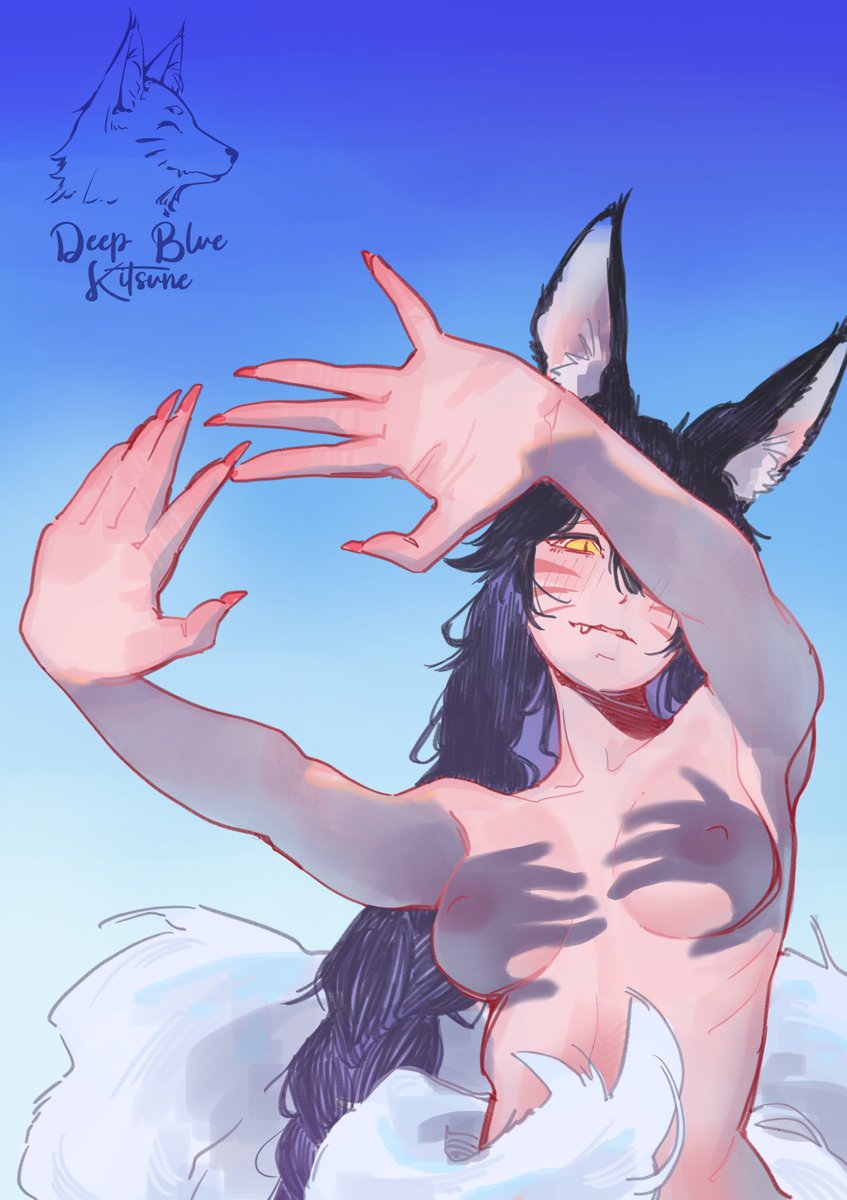 Deep Blue Kitsune 🔞 tweet media