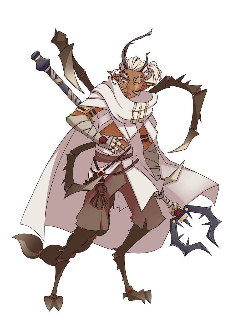 Pip_B_Witch's tweet photo. ⛓️🦂Vur’Desh De Mattius🦂⛓️
The "leader" of The Demo Crew, commissioned by @ChikenArtist 
#dnd #commisson #bug #scorpion #bitch https://t.co/XnsvkyaYc1
