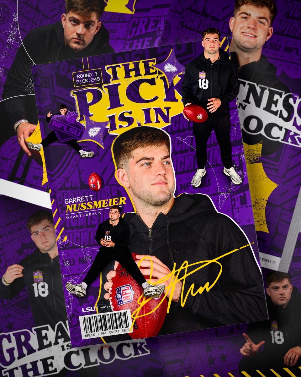 Round 7 | Pick 249

The Chiefs select Garrett Nussmeier 

<a href="/Garrettnuss13/">Garrett Nussmeier</a> | <a href="/Chiefs/">Kansas City Chiefs</a>
