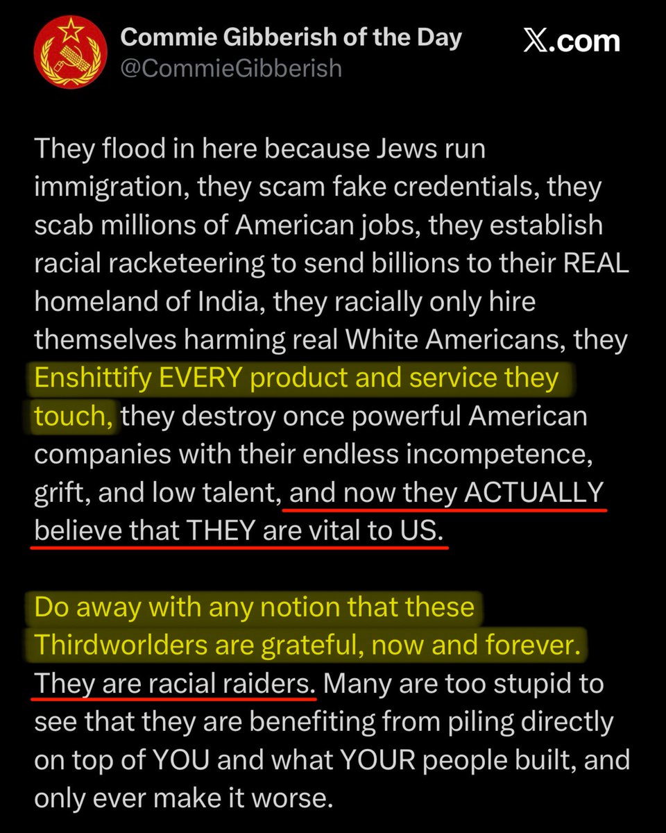 Commie Gibberish of the Day tweet media