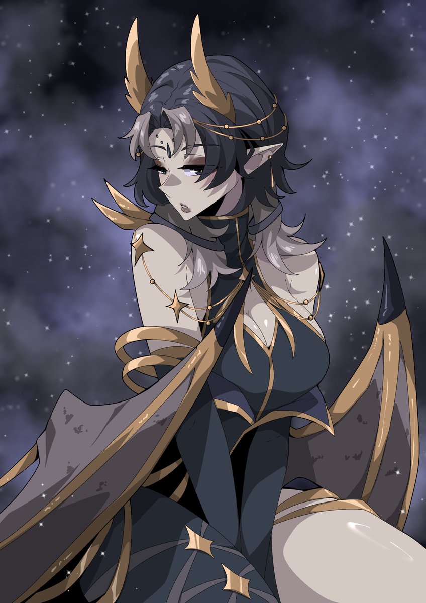 ⊹ Nyxaris of the Gilded Void ⊹ ✧˖°. LARP Vtuber tweet media