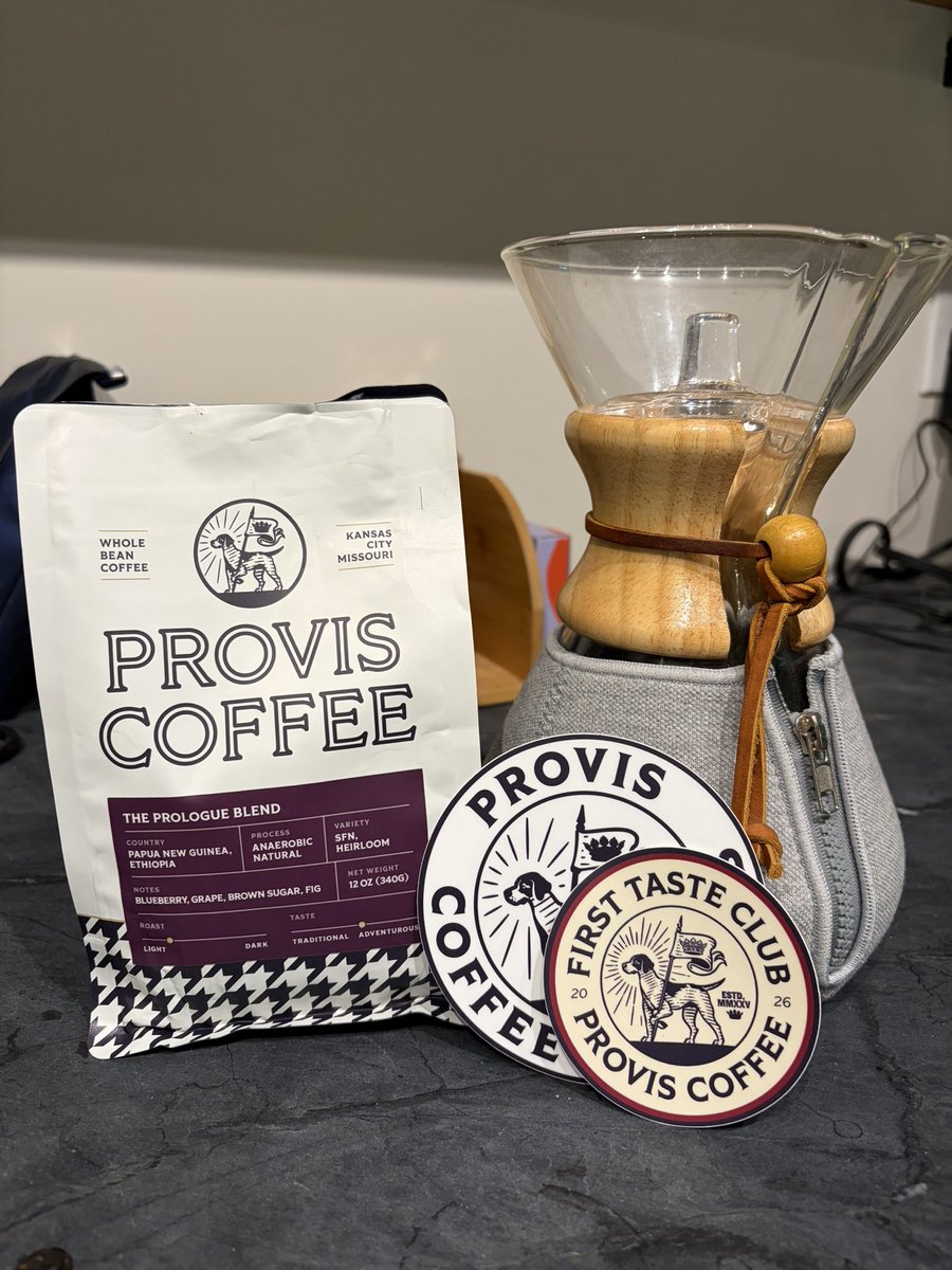 JoshRPrice's tweet photo. First order from Provis Coffee Roasters! https://t.co/ndDo6D9Um1