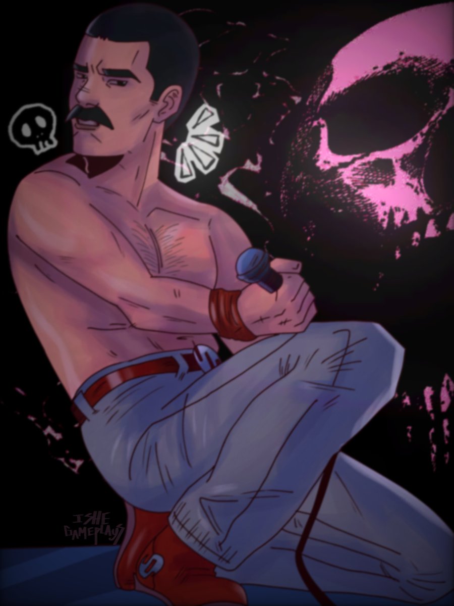 IsheGameplays's tweet image. #Thragg x Freddie Mercury 
#invincible #invinciblefanart