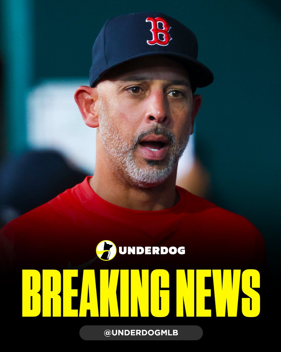 UnderdogMLB's tweet photo. Passan: Red Sox fire Alex Cora. https://t.co/xDvbQYLti2