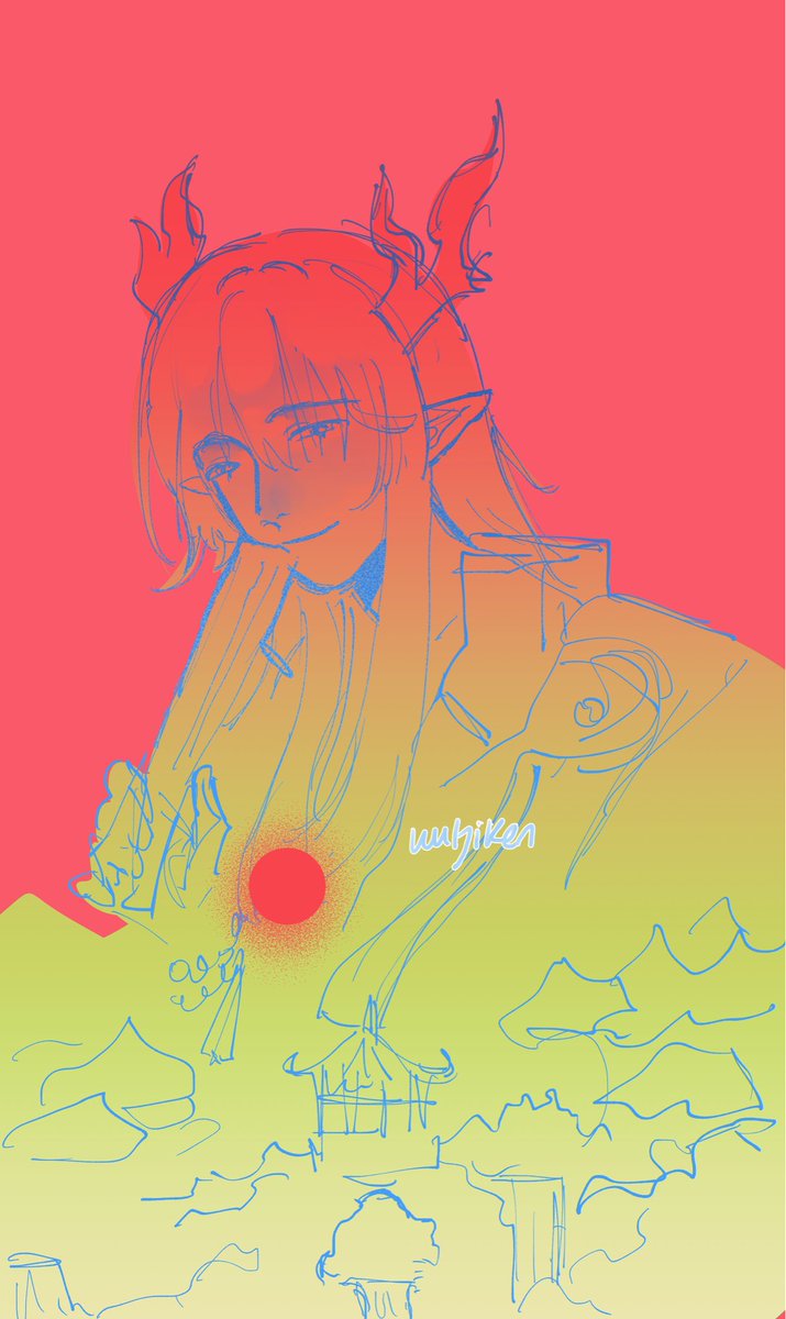 uuljiken's tweet photo. doodle #Arknights #明日方舟 https://t.co/Elg6HMG29E