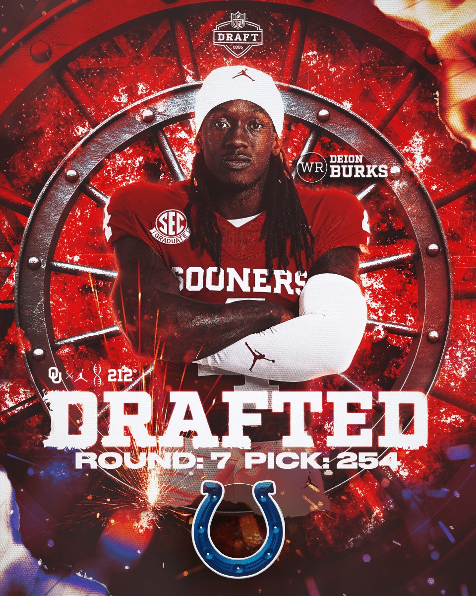 OU_Football's tweet image. Deion's Indy bound‼️

The @Colts select @deionkburks 

#OUDNA x #NFLDraft