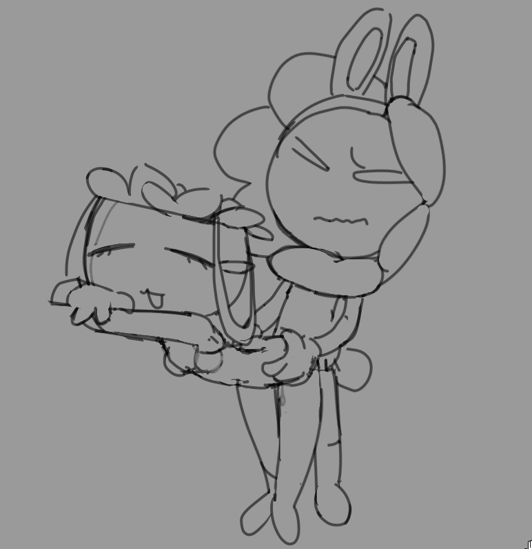 bomboneiroo's tweet image. hes doing his best #bassie #dandy