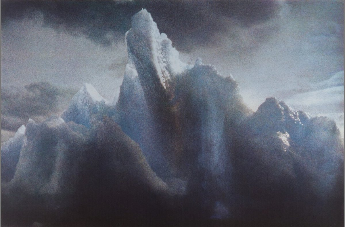 ANC_Historian's tweet image. 1992 "Awesome God of Ice. Alaska" by photographer Sheila Metzner. Via the Getty. #alaskahistory #alaska