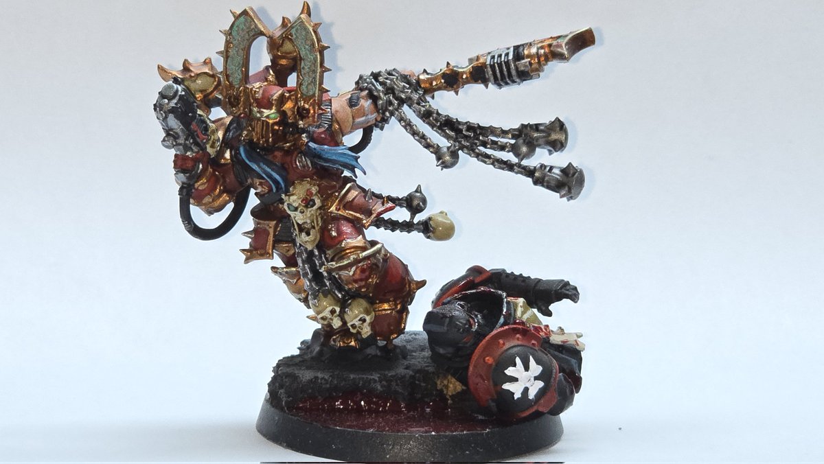 The_Palattein's tweet photo. Finished all 4 Champions of Chaos! Kharn, Typhus, Ahriman and Lucius.

#warhammer
#warhammer40k
#chaosspacemarines
#warhammer40000 https://t.co/zhQixuSp7a