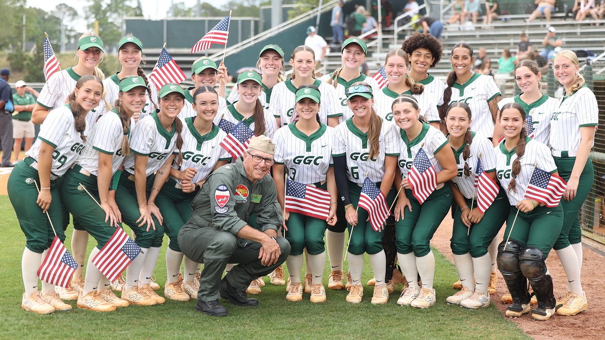 GGC_Softball's tweet image. Softball Captures Weekend Series, Celebrates Military Appreciation Day. Grizzlies win two of the three games against Thomas to conclude the regular season.

📰 - tinyurl.com/3ns7hdct

#ClawsOut | #PumpingOutChampions